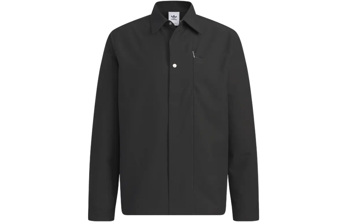 Adidas Originals Shirts Men's Black Polo Collar Moderate