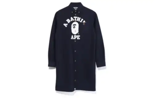 A BATHING APE Shirts Men's Lapel Moderate