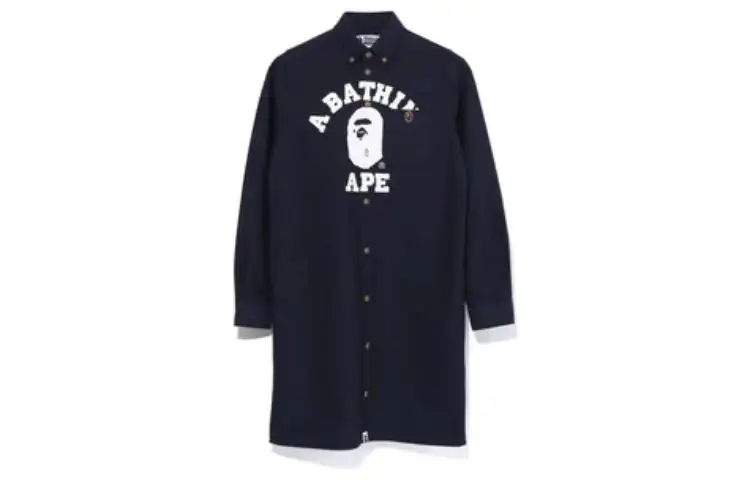A BATHING APE Shirts Men's Lapel Moderate