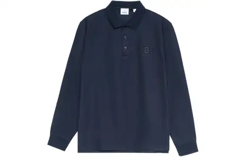 Burberry FW22 Polo Shirt Men's Navy Blue
