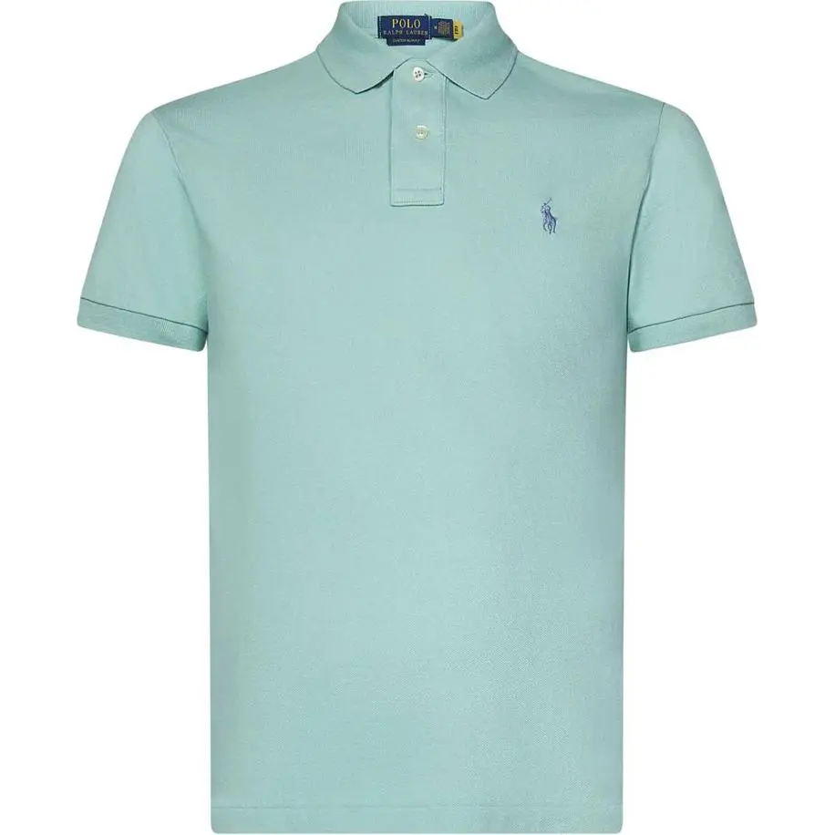 Polo Ralph Lauren Polo Shirt Custom Slim Fit Men's Green