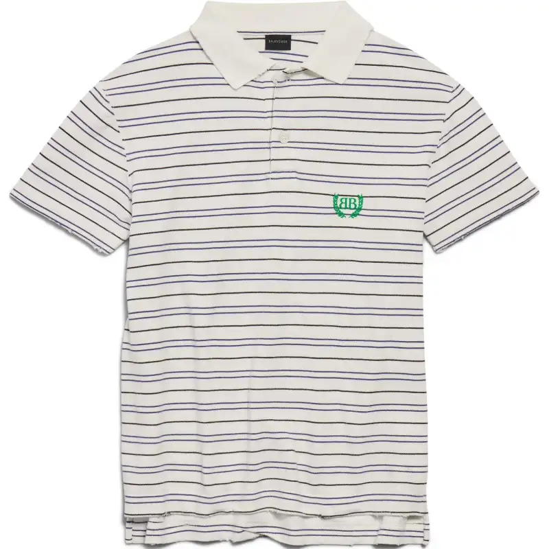 Balenciaga Polo Shirt Regular Fit Unisex White