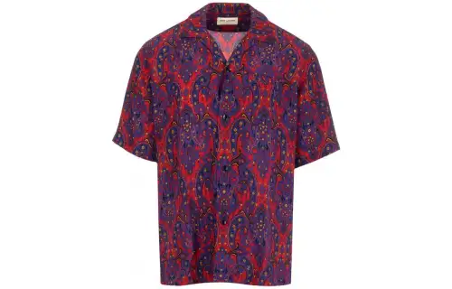 SAINT LAURENT SS22 Shirt Men's Red