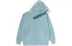Bape Line Camo Terry Towel Shark Zip Hoodie