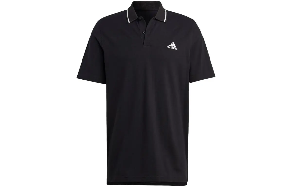 Adidas Polo Shirts Men's Black Moderate