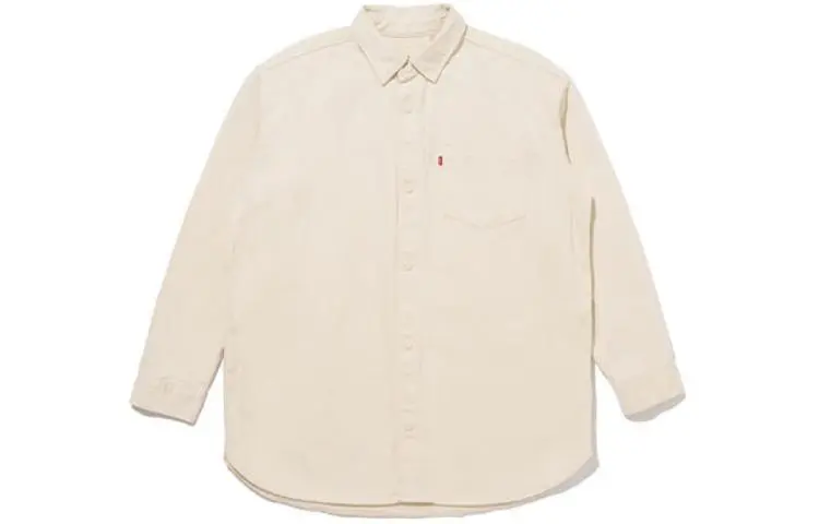 Levi's Shirts Men's White Lapel Moderate Other