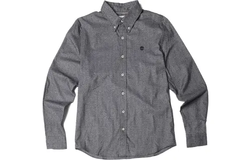 Timberland Shirts Men's Gray Lapel Moderate Other