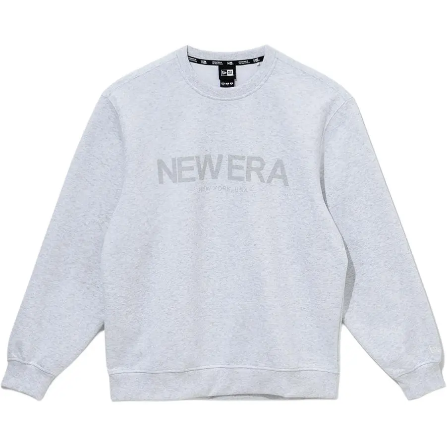 New Era Sweatshirt Unisex Heather Gray