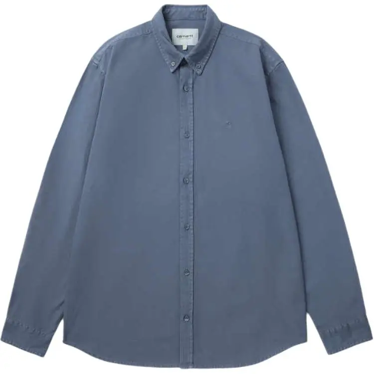 Carhartt WIP Shirts Men's BLD/Blue Lapel Moderate