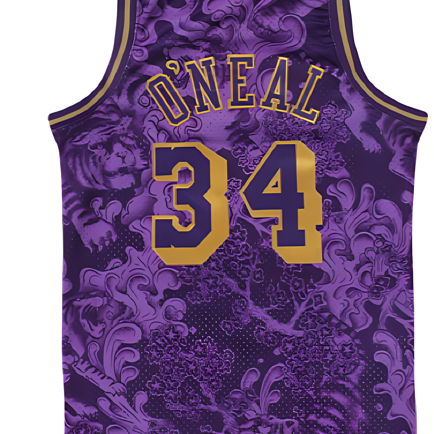 Mitchell Ness Basketball Jerseys Men’s Purple Moderate Bib & Brace