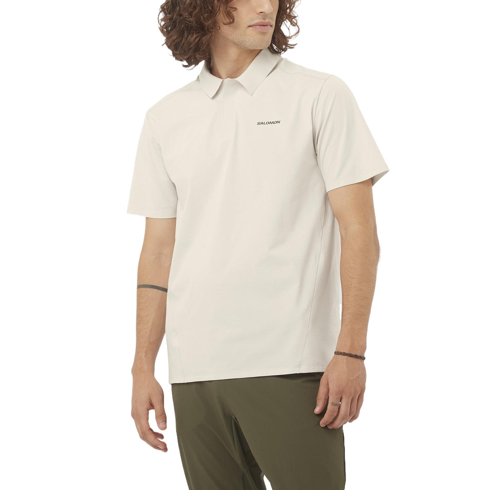 SALOMON Quick Dry T Shirts Men’s Ecru