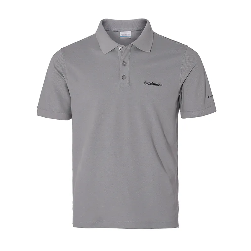 Columbia Casual Outdoor Polo Shirt Men's Gray