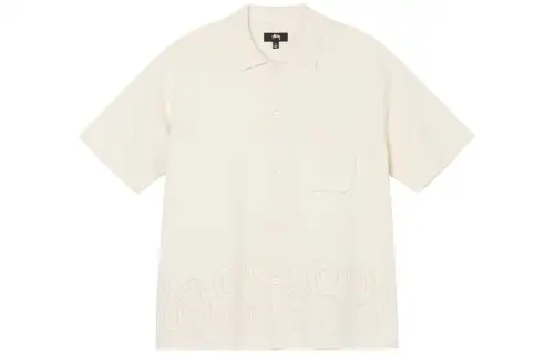 Stussy Perforated Swirl Knit Shirt