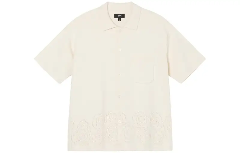 Stussy Perforated Swirl Knit Shirt