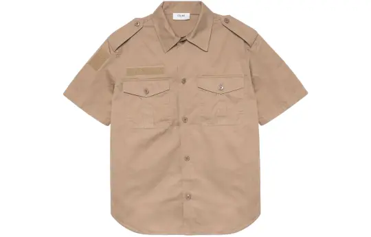 CELINE Short Sleeve Woven Shirt