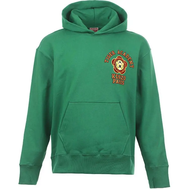 KENZO Logo Motif Embroidered Hoodie