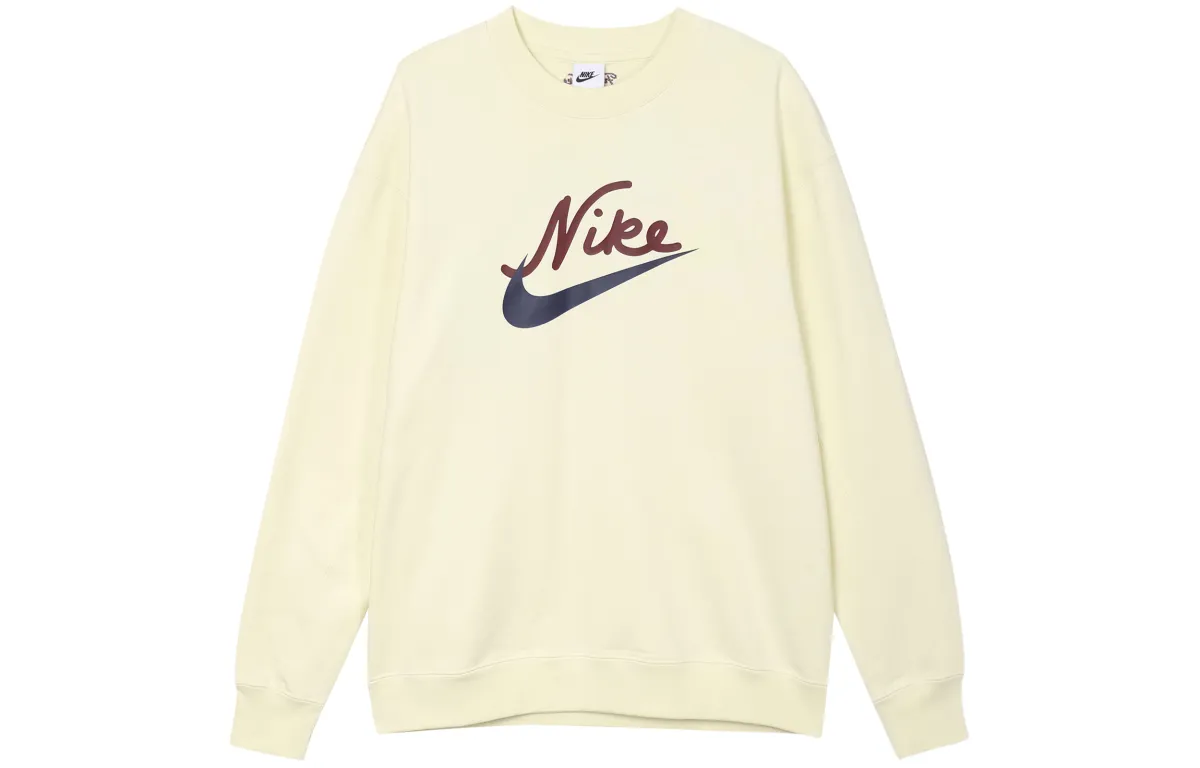 Nike Sportswear Sweatshirt Men's Beige Yellow