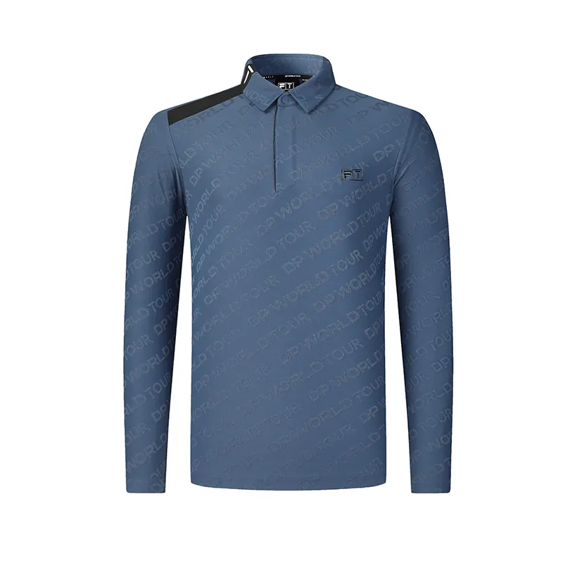 FILA Golf Polo Shirt Men's Deep Elegant Blue