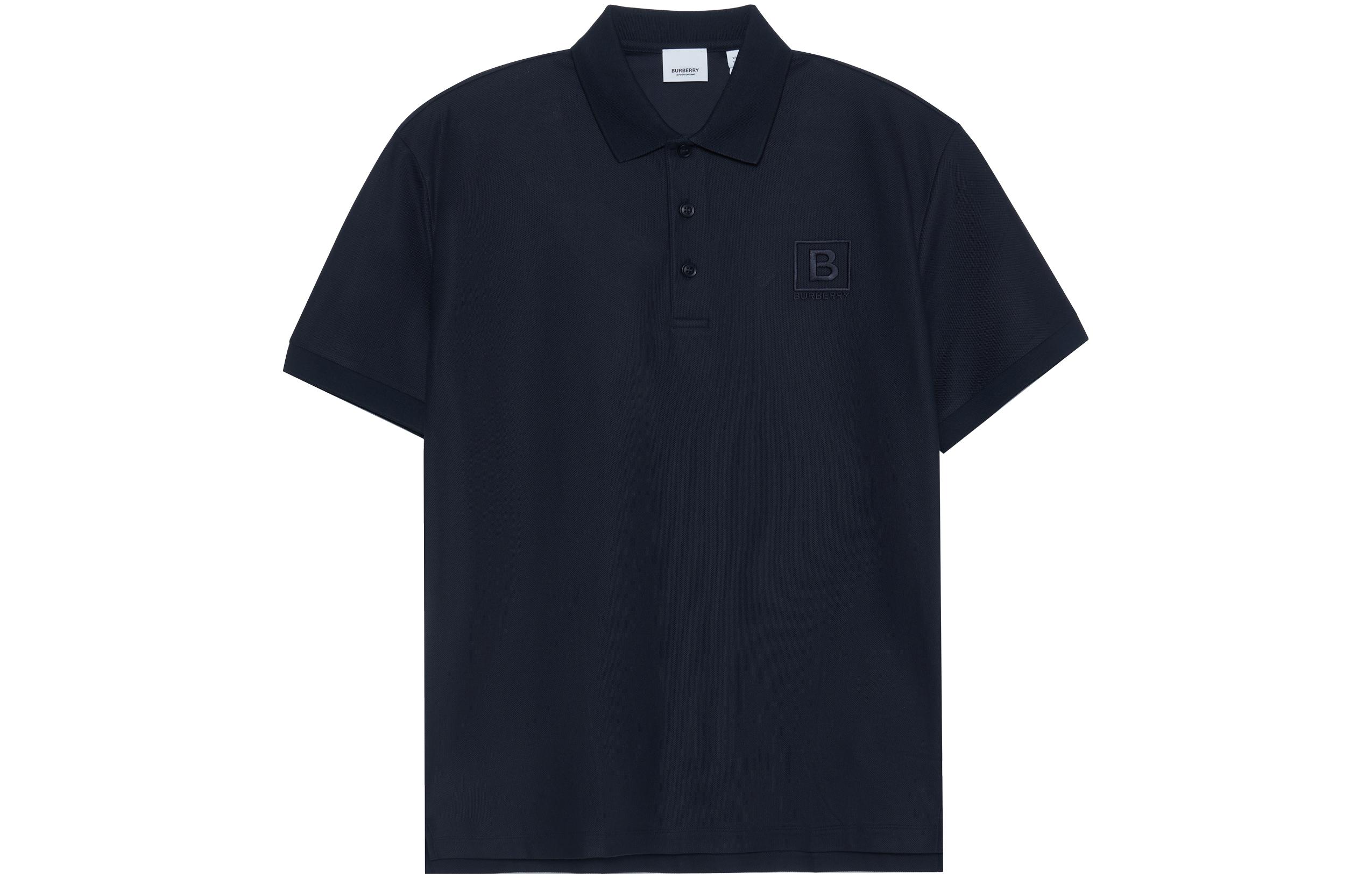 Мужская футболка Burberry Burberry SS23 Polo (морской синий)