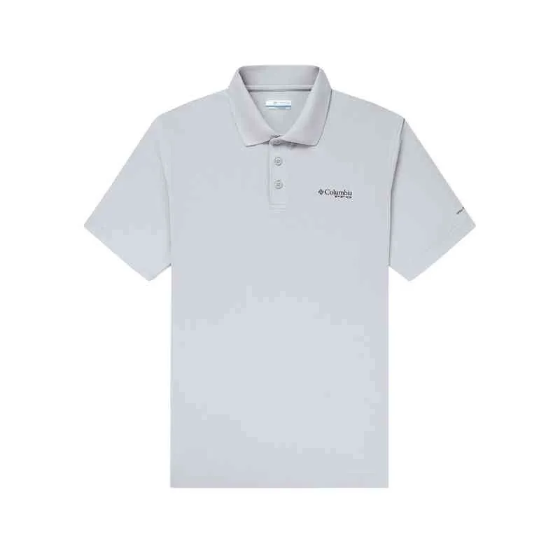 Columbia PFG SS25 Polo Shirt Men's White
