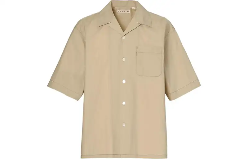 UNIQLO X Marni Oversized Open Collar Shirt