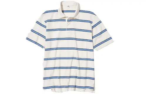 UNIQLO Polo Shirts Men's Ivory Moderate