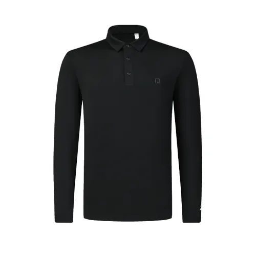 FILA Golf Polo Shirt Men's Pitch Black