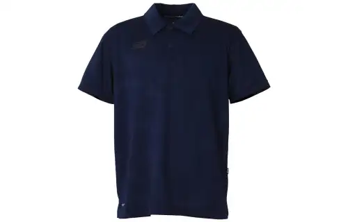 New Balance Polo Shirts Men's Dark Blue Polo Collar Moderate Straight Fit