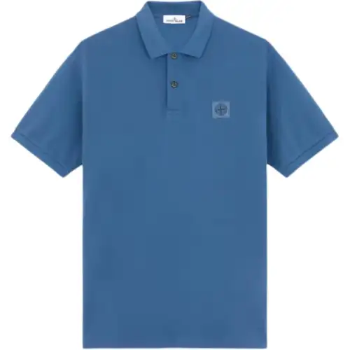 STONE ISLAND Polo Shirt Men's Blue