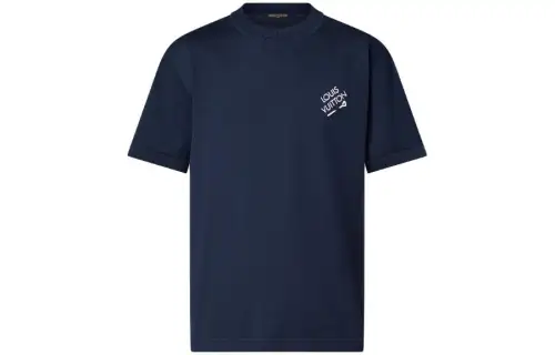 LOUIS VUITTON SS24 Polo Shirt Men's Pitch Black