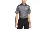 Nike Polo Shirts Men's Black Polo Collar Moderate Straight Fit