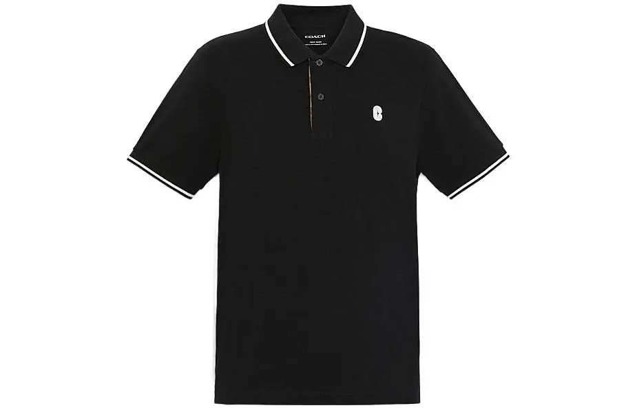 COACH FW22 Polo Shirt Men's Black