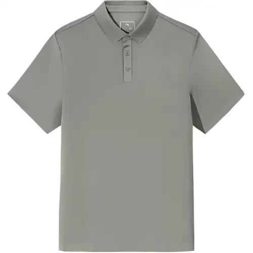 Anta Variety Training Collection Polo Shirt Men's Coffee Sepal Gray
