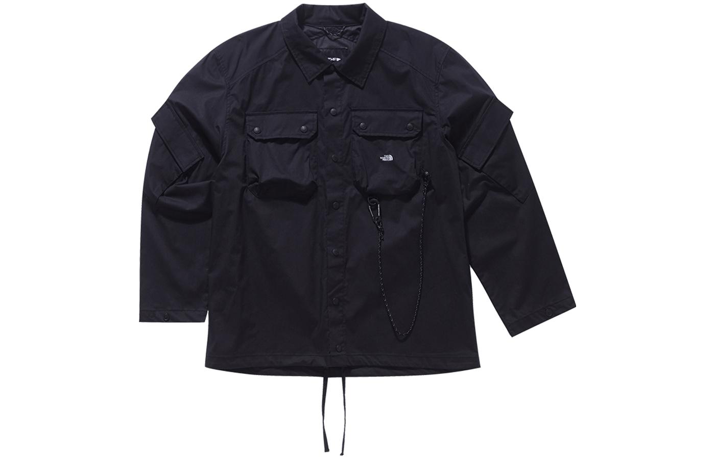 The north face, travel windproof water repellent black shirt for men and women
