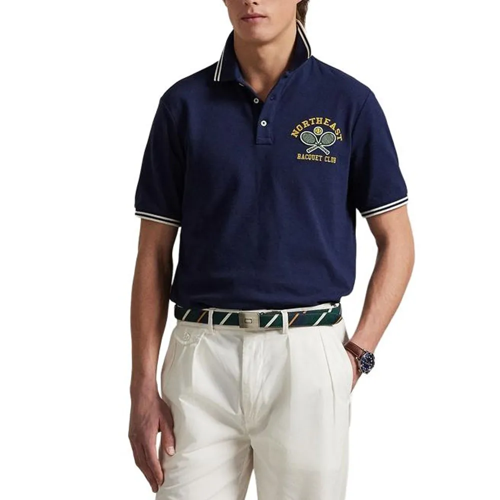 Polo Ralph Lauren Wimbledon SS25 Polo Shirt Classic Version Men's Dark Blue