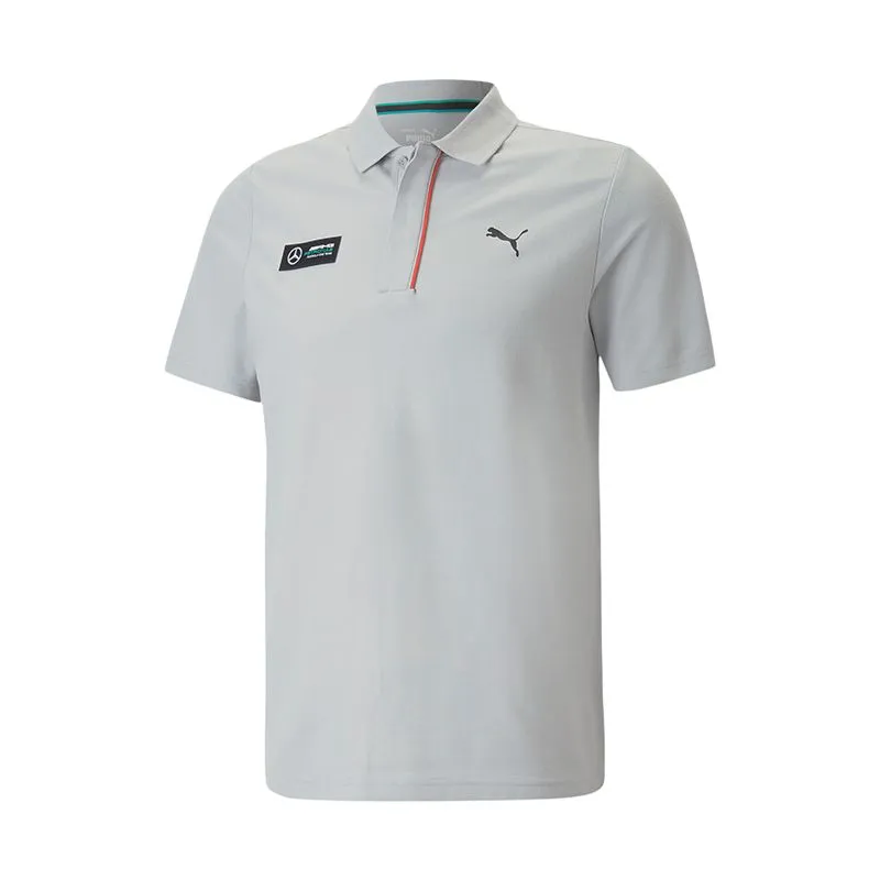 PUMA Mercedes Amg Polo Shirt Men's Gray