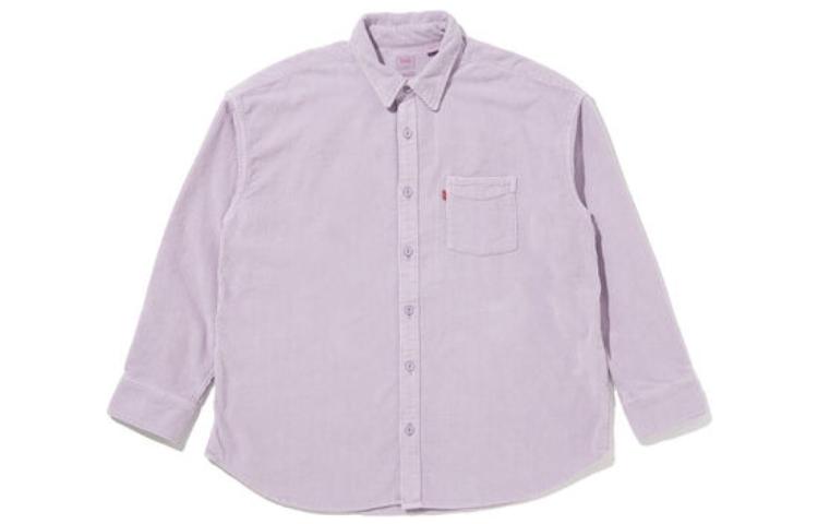 Мужская рубашка Levis Corduroy (светло-фиолетовая)