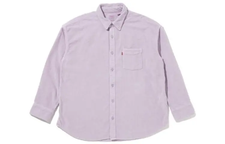 Levi's Shirts Men's Light Purple Lapel Moderate Other