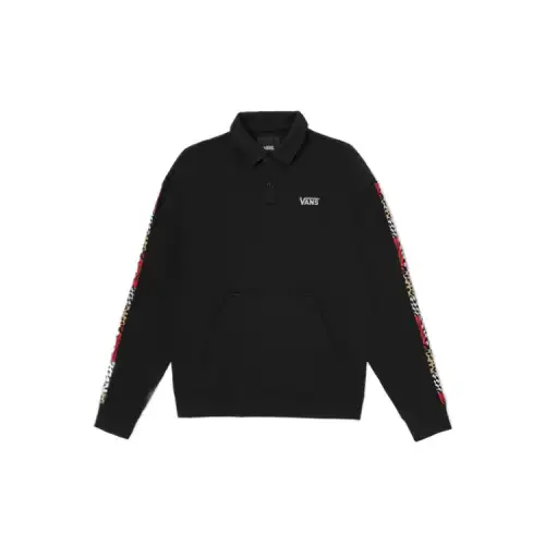 Vans POLO LS Polo Shirt Men's Black