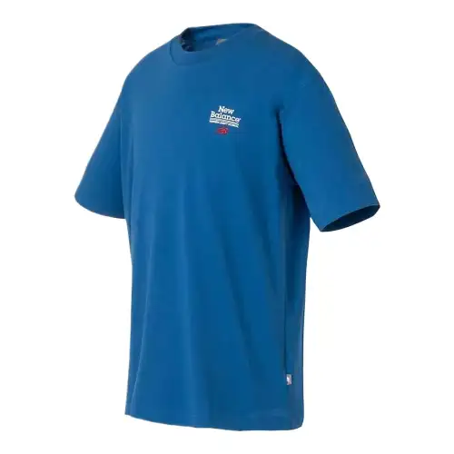 New Balance Running Duo T Shirt Unisex Blue