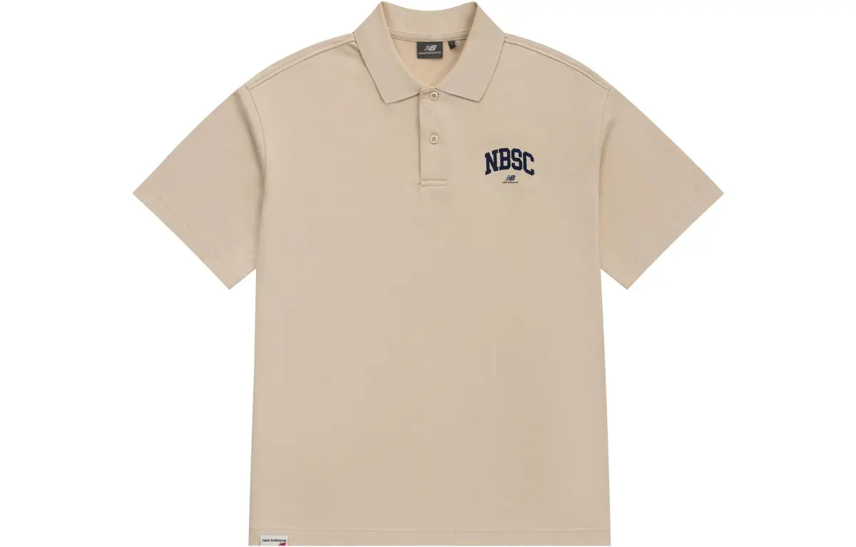 New Balance Polo Shirt Men's Khaki