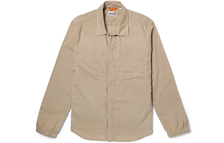 Timberland Shirts Men's Khaki Lapel Thin Other