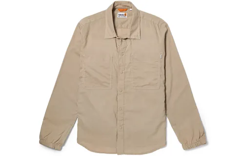 Timberland Shirts Men's Khaki Lapel Thin Other