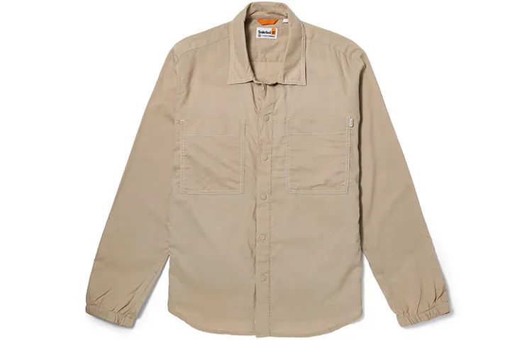Timberland Shirts Men's Khaki Lapel Thin Other