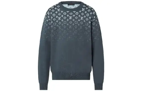 Louis Vuitton gradient knit crew-neck sweatshirt