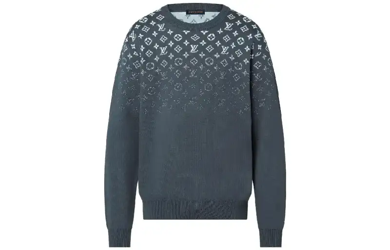 Louis Vuitton gradient knit crew-neck sweatshirt