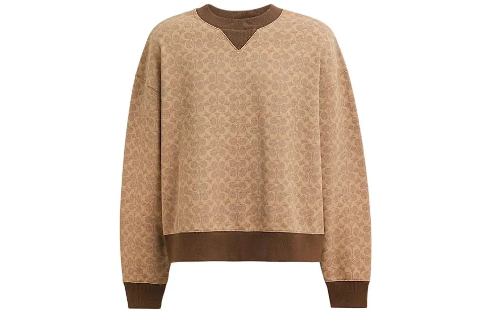 COACH Sweatshirt Men's Brown Yellow
