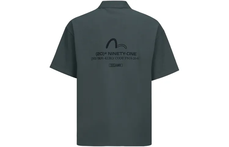 EVISU Polo Shirt Men's Dark Gray