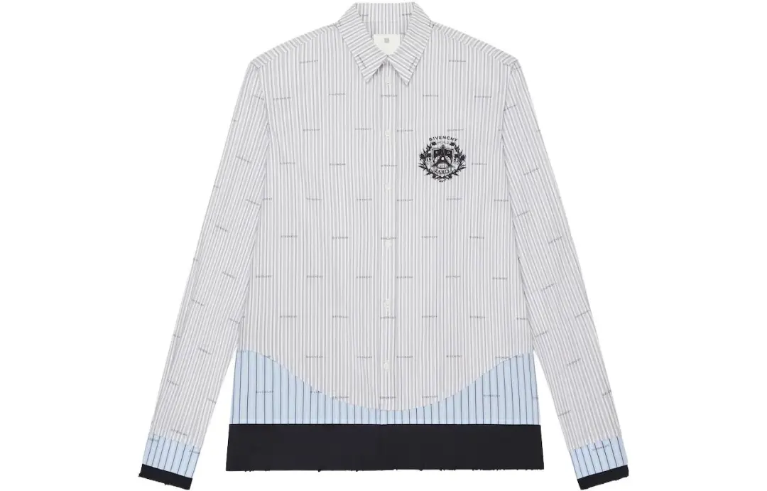 Givenchy Logo Detailed Panelled Shirt