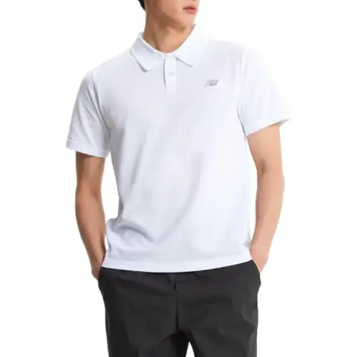 New Balance Polo Shirt Men's White